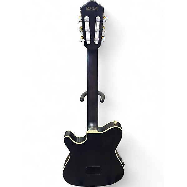 Used Ibanez TOD10N TIM HENSON BLACK Classical Acoustic Electric Guitar