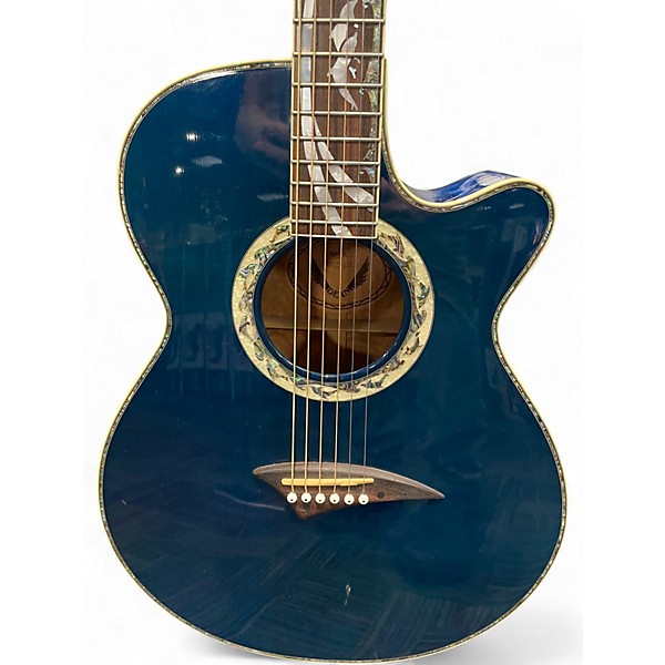 Used Dean PQSE KL BLUE Acoustic Guitar