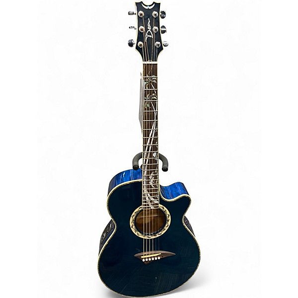 Used Dean PQSE KL BLUE Acoustic Guitar