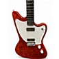 Used Harmony Silhouette Trans Red Solid Body Electric Guitar