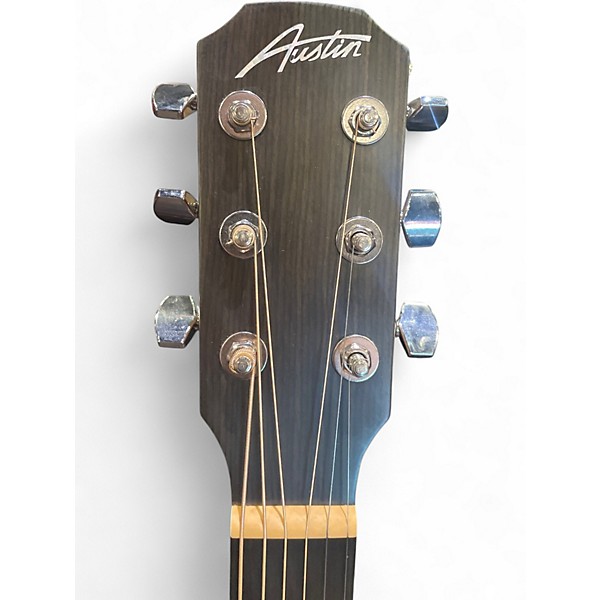 Used Austin AA250S Natural Acoustic Guitar