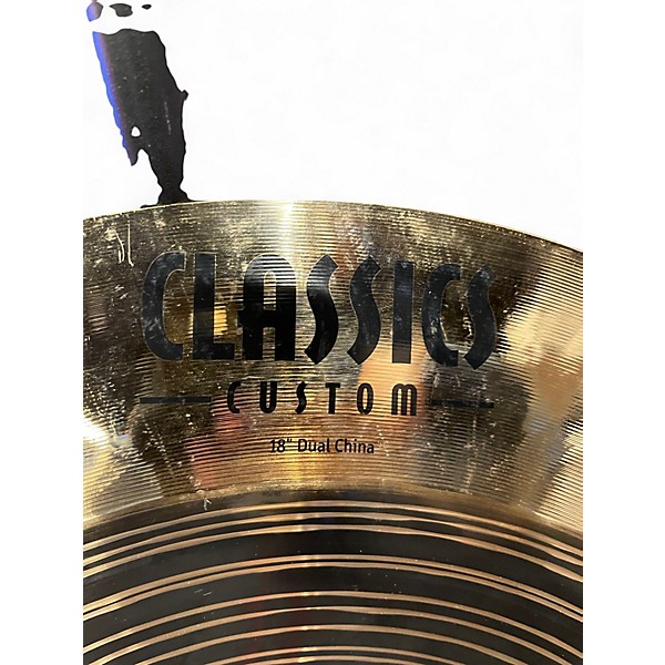 Used MEINL 18in Classic custom Dual China Cymbal
