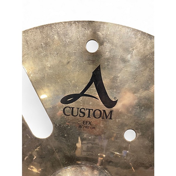 Used Zildjian 16in A Custom EFX Cymbal