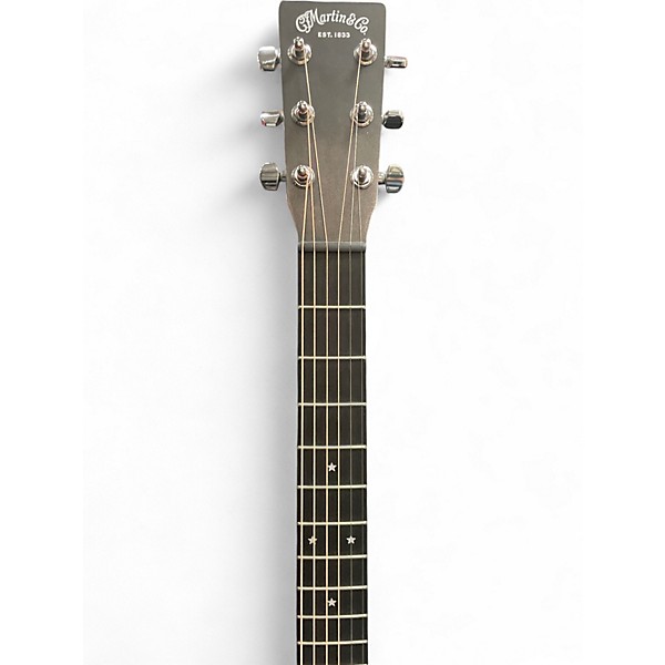 Used Martin DX Johnny Cash Black Acoustic Electric Guitar