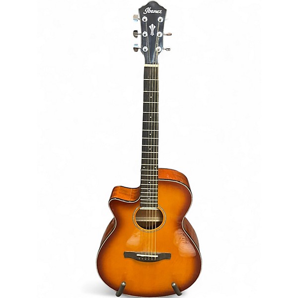 Used Ibanez AEG58L Tobacco Acoustic Electric Guitar