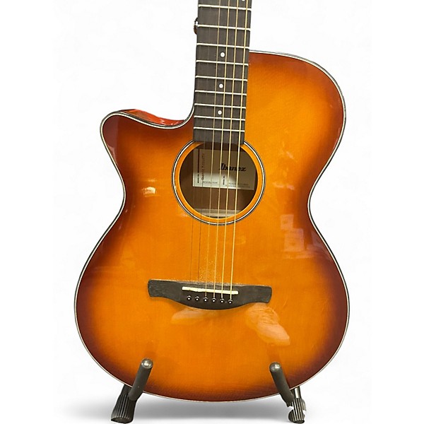 Used Ibanez AEG58L Tobacco Acoustic Electric Guitar