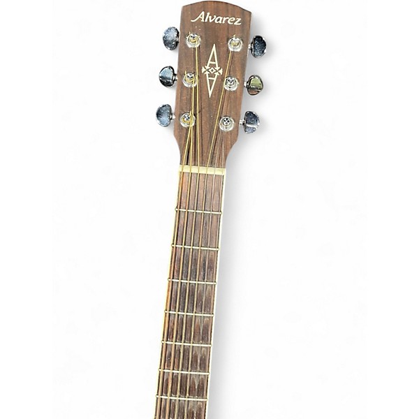 Used Alvarez AD60CE Artist Series Dreadnought Natural Acoustic Electric Guitar