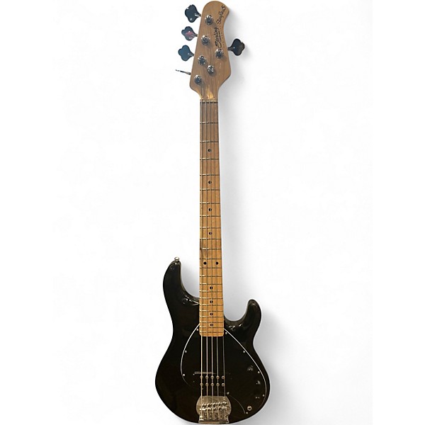 Used Sterling by Music Man Stingray Sub 5 Black Electric Bass Guitar