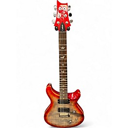 Used PRS SE Custom 24 CHARCOAL CHERRY BURST Solid Body Electric Guitar