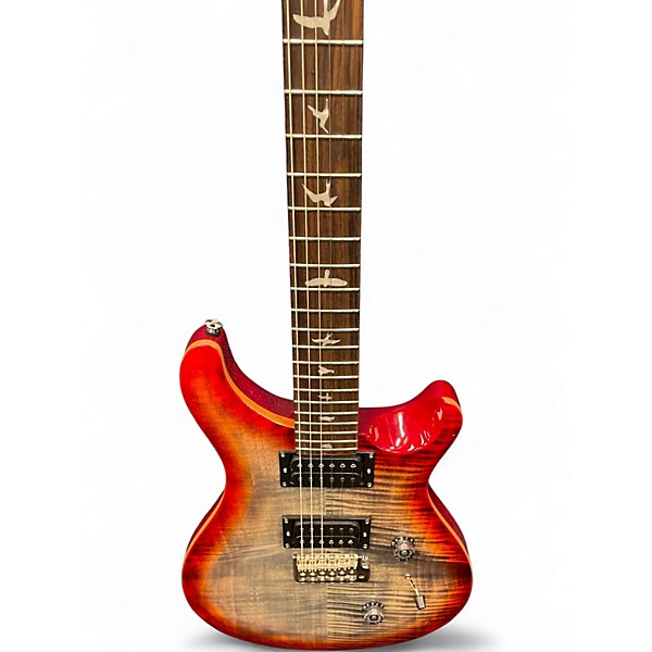 Used PRS SE Custom 24 CHARCOAL CHERRY BURST Solid Body Electric Guitar