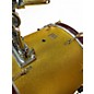 Used Cadeson 4 Piece Royal Custom Maple Gold Rewrap Drum Kit