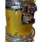 Used Cadeson 4 Piece Royal Custom Maple Gold Rewrap Drum Kit