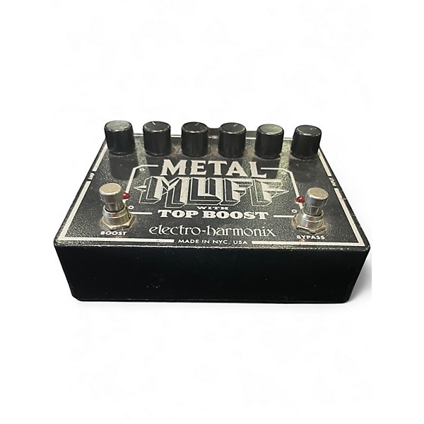 Used Electro-Harmonix Metal Muff Distortion With Top Boost Effect Pedal