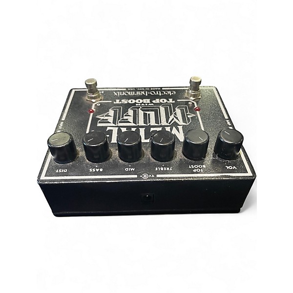Used Electro-Harmonix Metal Muff Distortion With Top Boost Effect Pedal