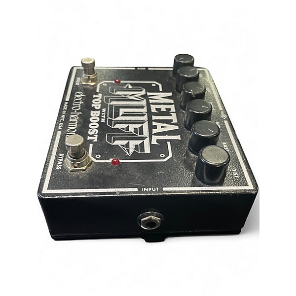 Used Electro-Harmonix Metal Muff Distortion With Top Boost Effect Pedal
