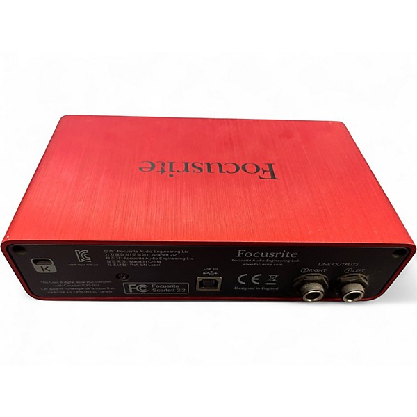 Used Focusrite Scarlett 2i2 Audio Interface