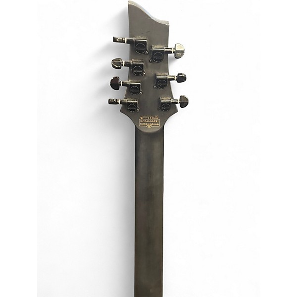 Used Schecter Guitar Research Omen Elite 7-String Burl Charcoal Solid Body Electric Guitar
