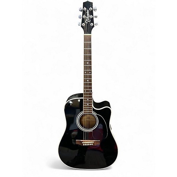 Used Takamine EF341SC BLACK Acoustic Electric Guitar
