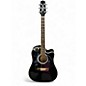 Used Takamine EF341SC BLACK Acoustic Electric Guitar thumbnail