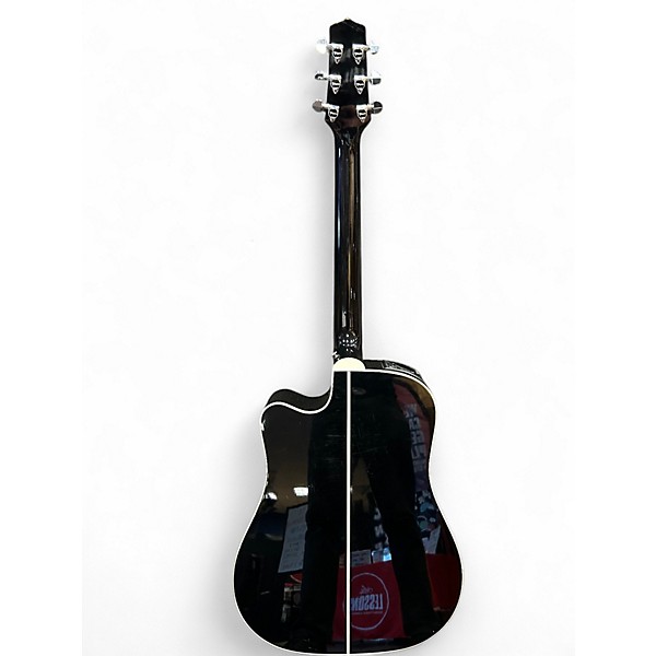 Used Takamine EF341SC BLACK Acoustic Electric Guitar