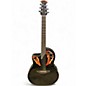 Used Ovation CE44L Black Acoustic Electric Guitar thumbnail