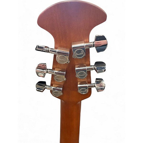 Used Ovation CE44L Black Acoustic Electric Guitar