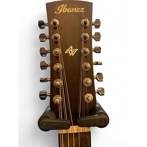 Used Ibanez AW5412CE Natural 12 String Acoustic Electric Guitar
