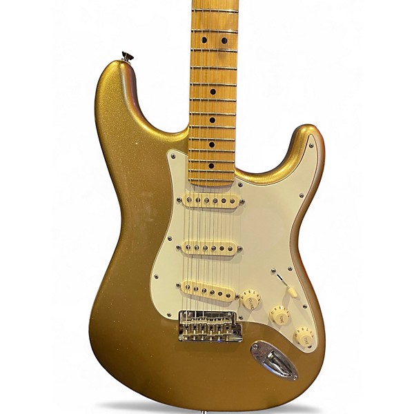 Used Fender Limited Edition American Standard Stratocaster Mystic Aztec Gold Solid Body Electric Guitar