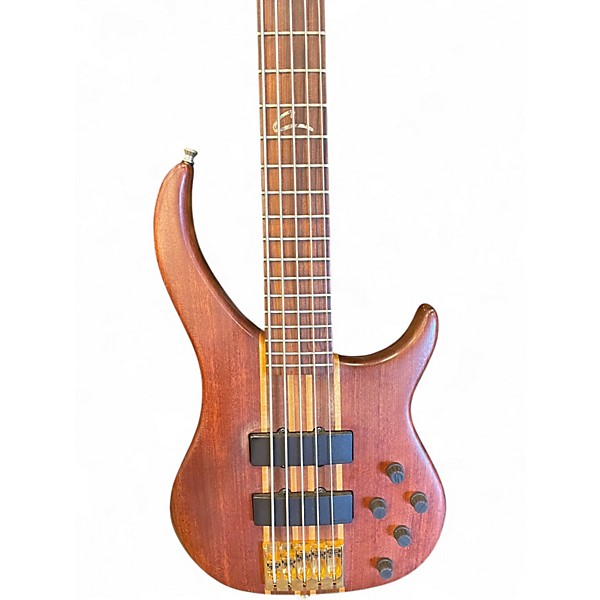 Used Peavey Cirrus BXP 5 String Brown Electric Bass Guitar