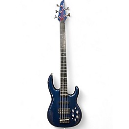 Used Carvin LB75 Blue Electric Bass Guitar