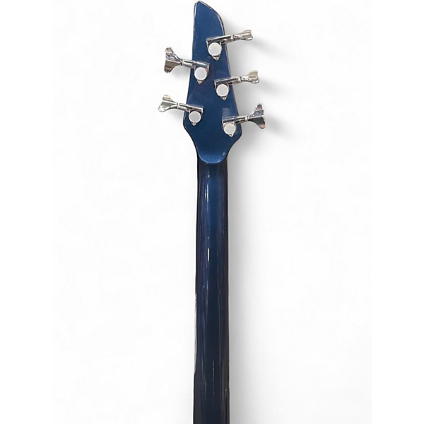 Used Carvin LB75 Blue Electric Bass Guitar