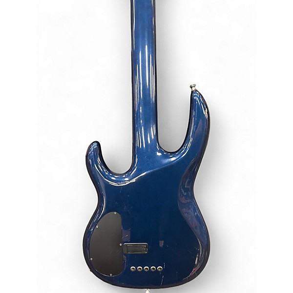 Used Carvin LB75 Blue Electric Bass Guitar