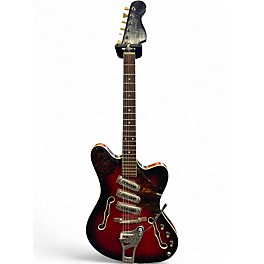 Vintage 1960s Framus Television Black Rose Hollow Body Electric Guitar