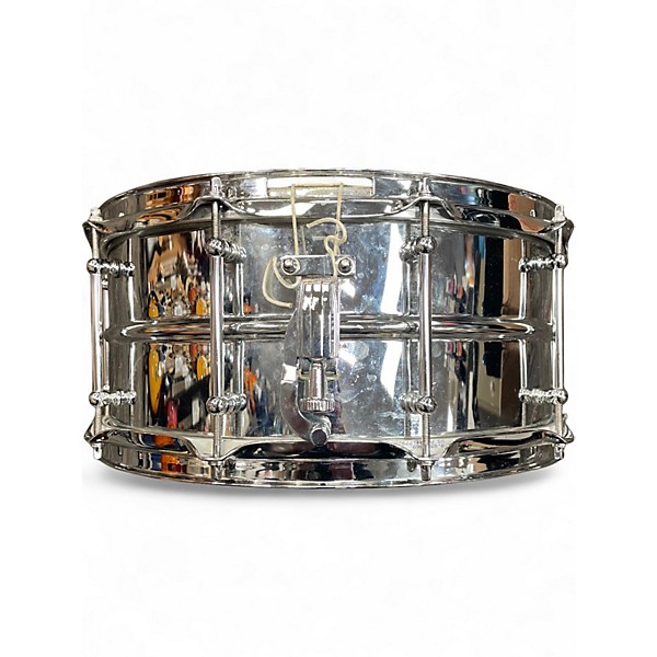 Used Ludwig 14in Supralite Snare Silver Drum