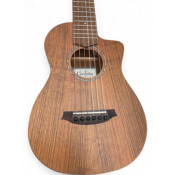 Used Cordoba Mini O ce Natural Classical Acoustic Electric Guitar