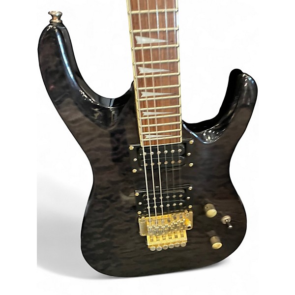 Used Johnson Double Cut FR black Solid Body Electric Guitar
