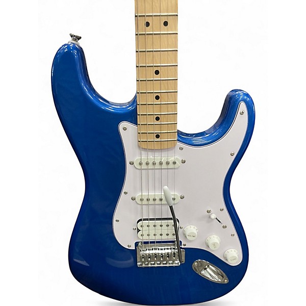 Used Squier stratocaster Blue Solid Body Electric Guitar