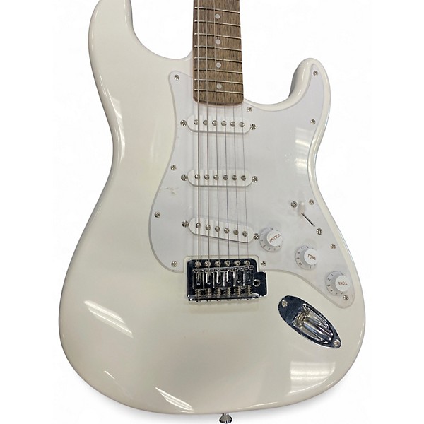 Used Squier SONIC STRATOCASTER Polar White Solid Body Electric Guitar