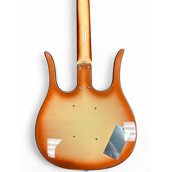 Used Danelectro Longhorn Blonde Electric Bass Guitar