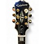 Used Epiphone Les Paul Custom Blackback Pro Antique Ivory Solid Body Electric Guitar