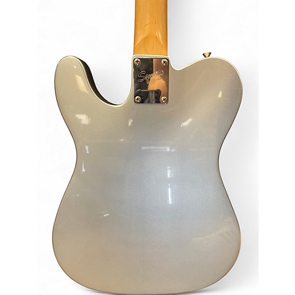 Used Squier Affinity Telecaster Silver Solid Body Electric Guitar