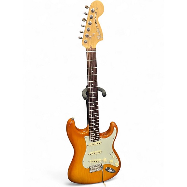 Used Fender American Performer Stratocaster SSS Honey Burst Solid Body Electric Guitar