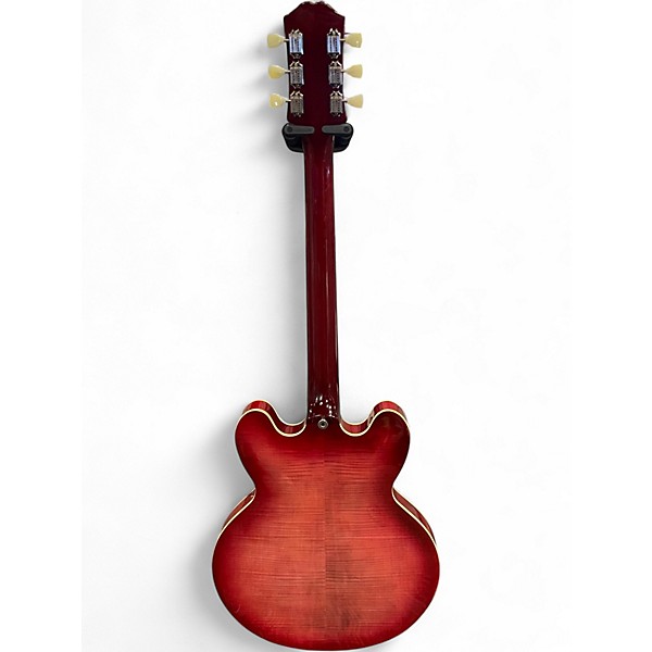 Used Epiphone Inspired by ES-335 Figured IG 2 Color Sunburst Hollow Body Electric Guitar