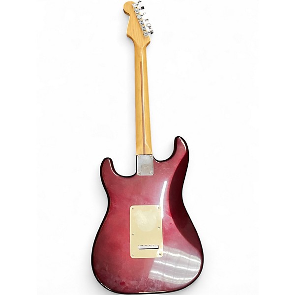 Used Fender Standard Stratocaster Burgundy Solid Body Electric Guitar