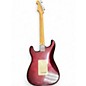 Used Fender Standard Stratocaster Burgundy Solid Body Electric Guitar