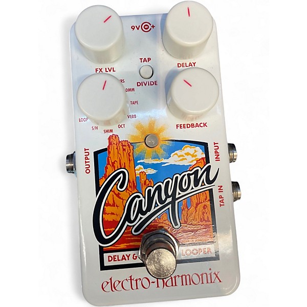 Used Electro-Harmonix Canyon Delay and Looper Effect Pedal