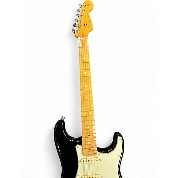 Used 2024 Fender American Professional II Stratocaster Black and White Solid Body Electric Guitar