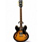 Used Gibson ES335 DOT Vintage Sunburst Hollow Body Electric Guitar thumbnail