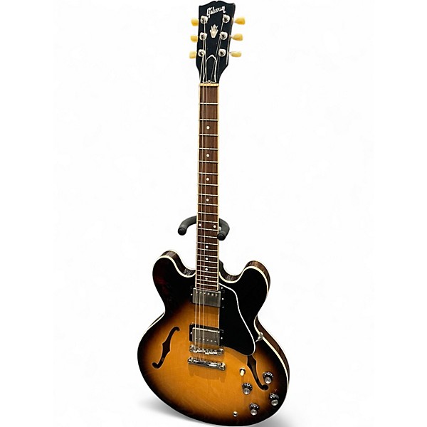 Used Gibson ES335 DOT Vintage Sunburst Hollow Body Electric Guitar