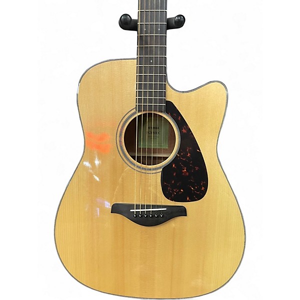 Used Yamaha FGX800C Natural Acoustic Electric Guitar